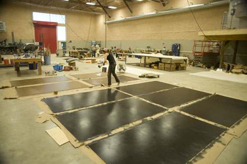 The scene shop at PaPA